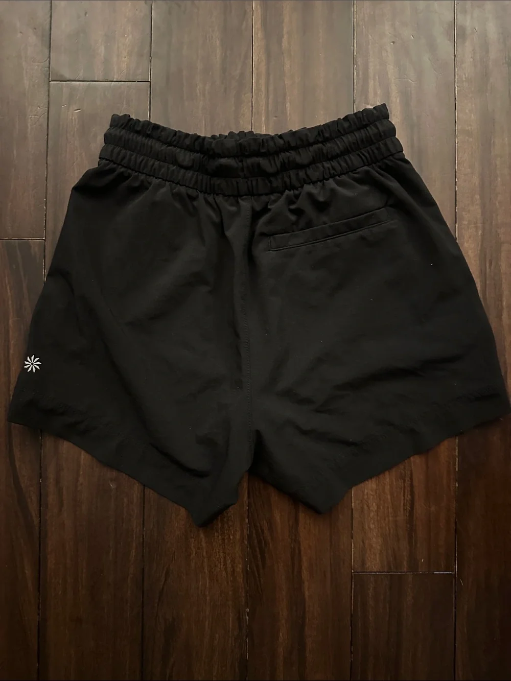 Athleta Girl Black Athletic Pull-On Shorts with Drawstring M/8-10